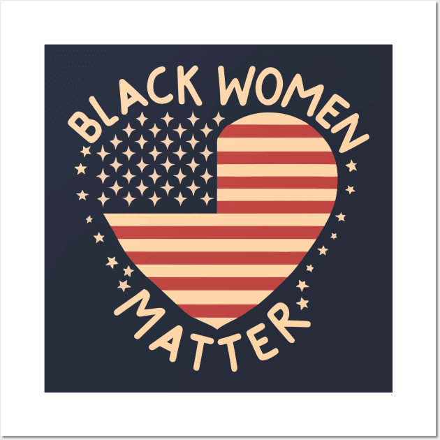 Black Women Matter Wall Art by Graceful Designs